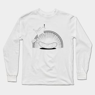 Cat Vs. Cucumber Long Sleeve T-Shirt